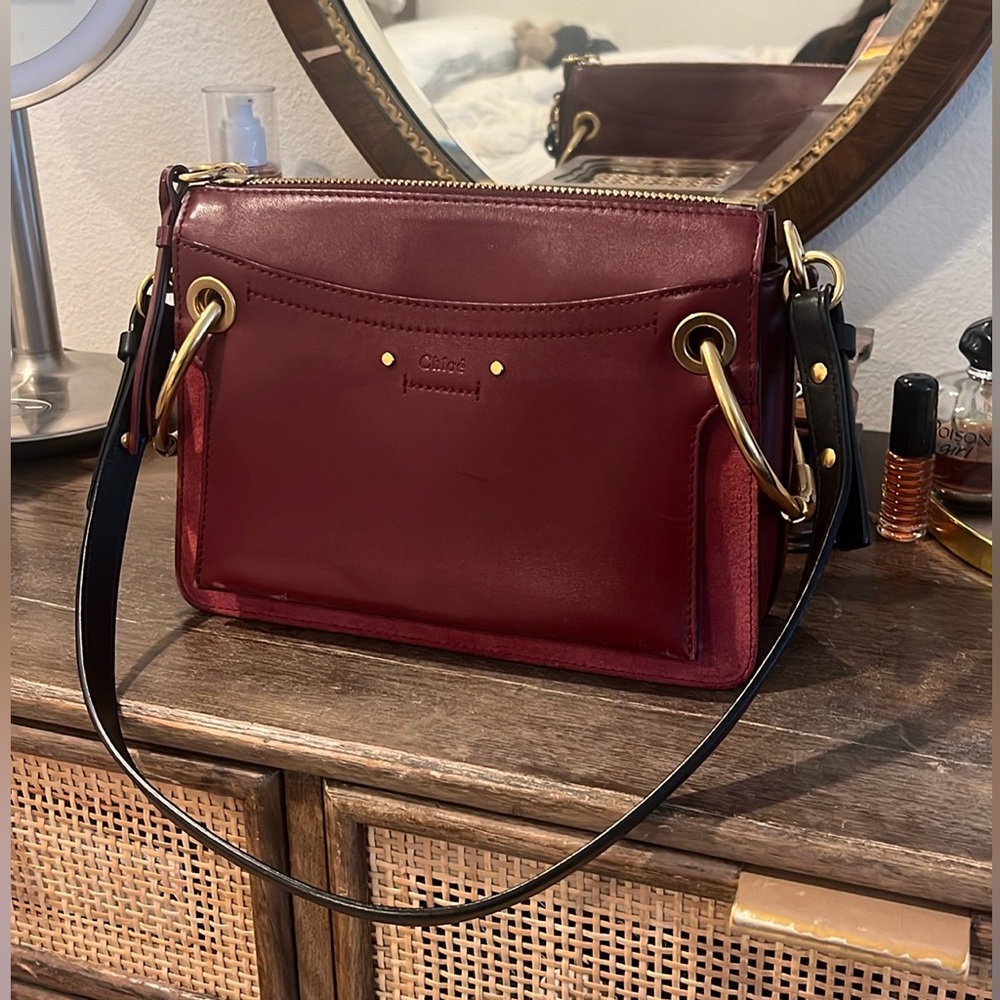 Chloe Roy Bag in Burgundy